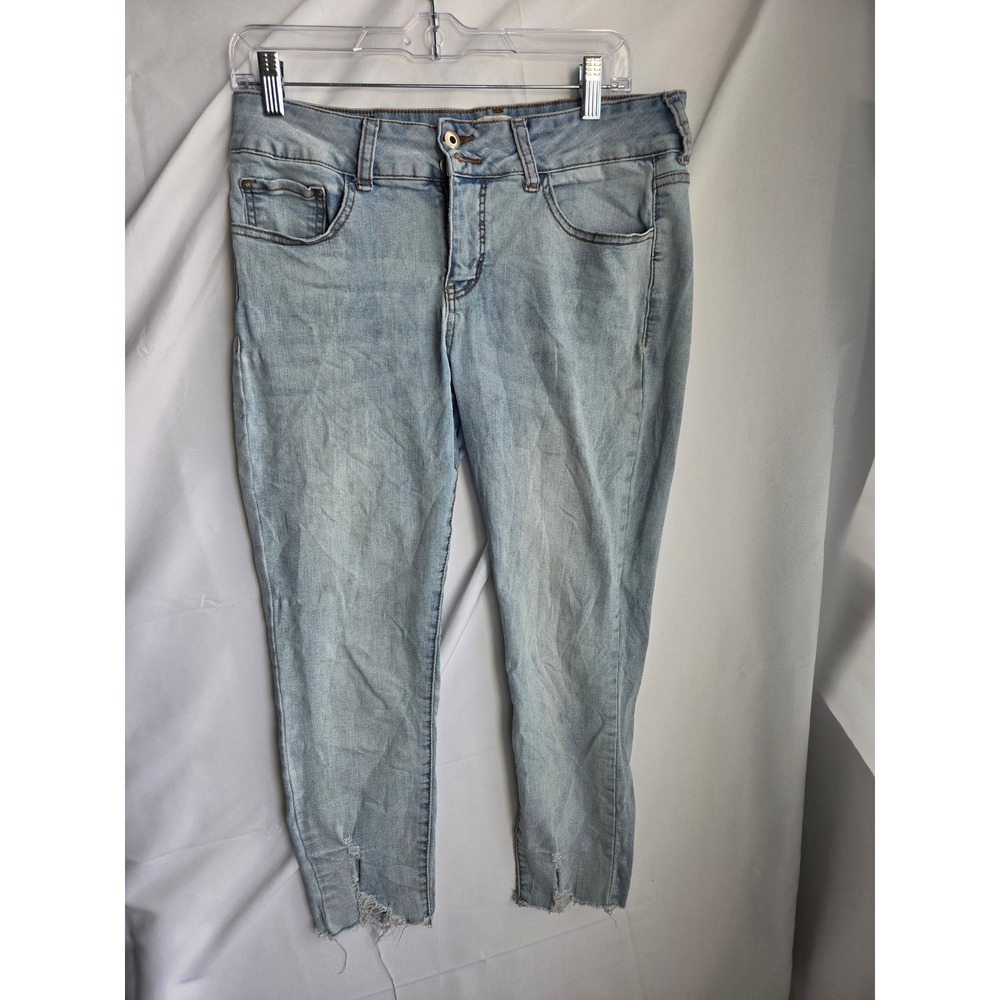 !iT Jeans Tiffany Skinny Ankle Jeans Womens  Light Blue Light Skinny Mid